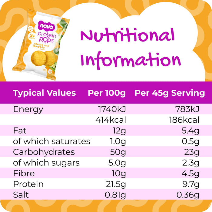 Novo Nutrition Novo Protein Pops 6x45g