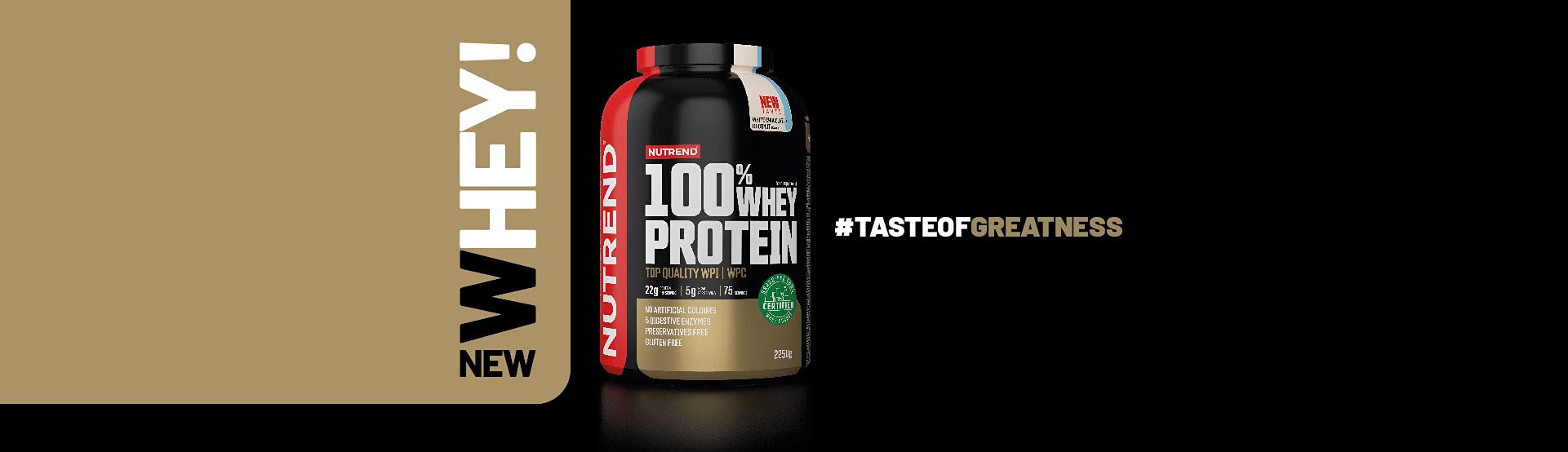 Nutrend 100% Whey Protein 1000g