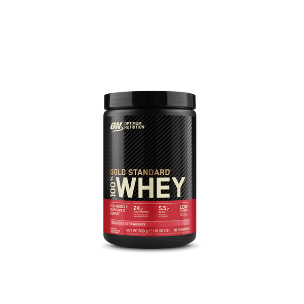 Optimum Nutrition Gold Standard 100% Whey 300g Strawberry | Premium Protein at MySupplementShop.co.uk