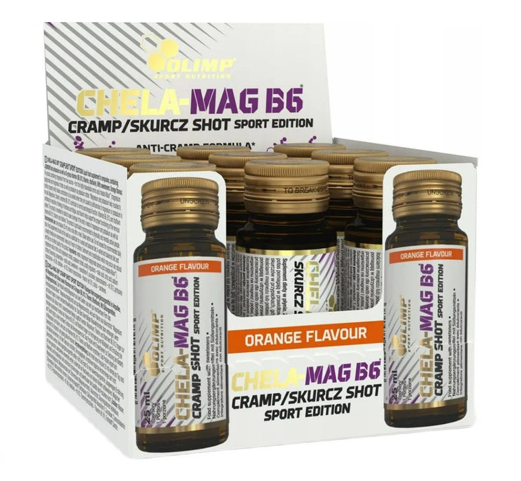 Olimp Nutrition Chela-Mag B6 Cramp Shot 9 x 25 ml.