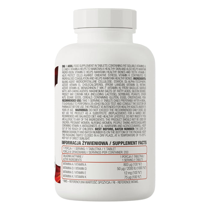OstroVit ADEK - 200 tablets