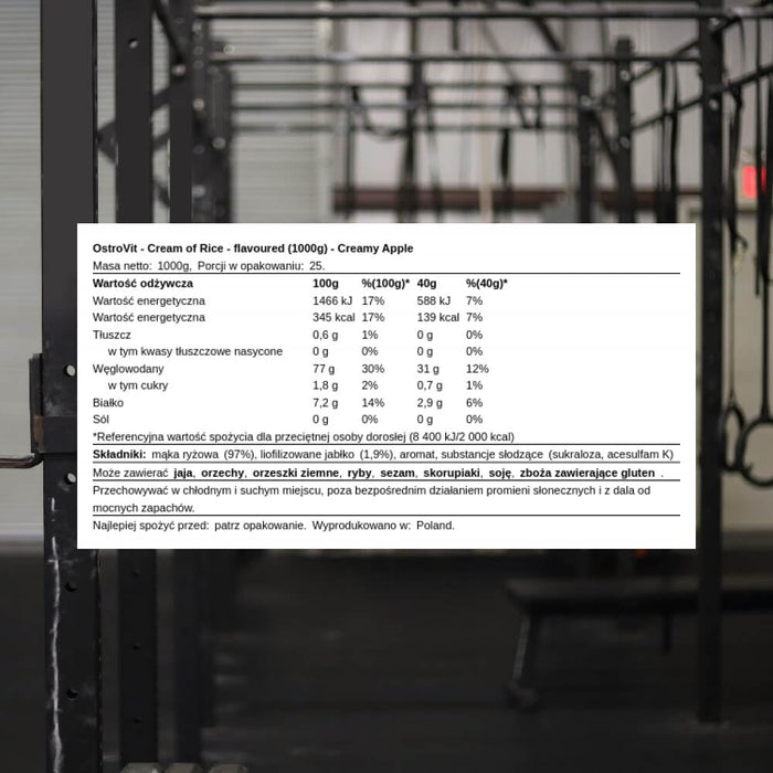 OstroVit Cream of Rice 1000g