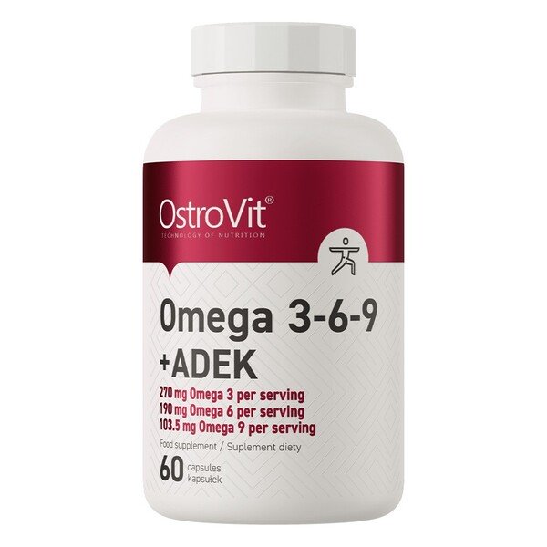 OstroVit Omega 3-6-9 + ADEK - 60 caps