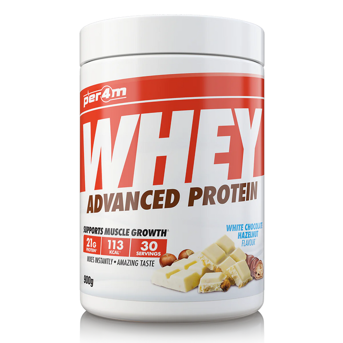 PER4M Whey Protein Powder 900g - 30 Servings | 21g Protein per Serving