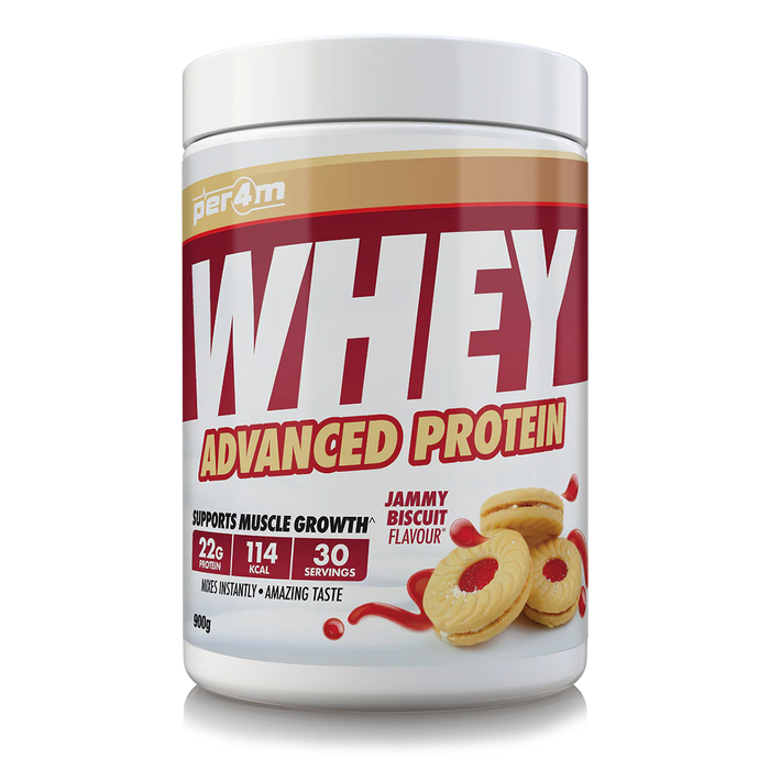 PER4M Whey Protein Powder 900g - 30 Servings | 21g Protein per Serving