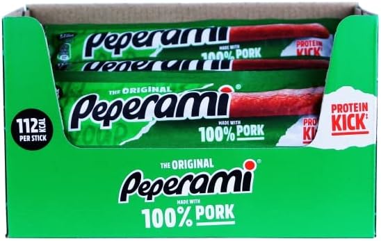 Peperami Original Salami (24 x 22.5g) - Protein Snacks at MySupplementShop by Peperami