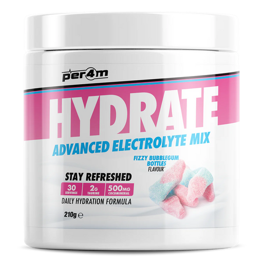 Per4m Hydration Electrolyte Mix 30 Servings - Fizzy Bubblegum Bottles - Electrolyte Replacements at MySupplementShop by PER4M Nutrition