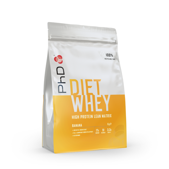 PhD Nutrition Diet Whey 1Kg - Banana - Protein at MySupplementShop by PhD