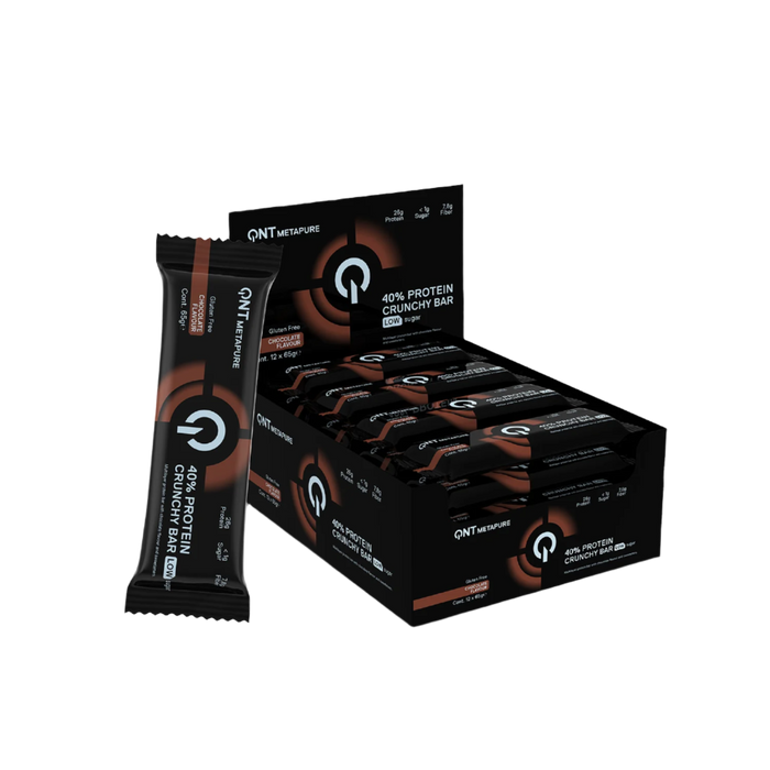 QNT 40% Protein Crunchy Bar 12x65g