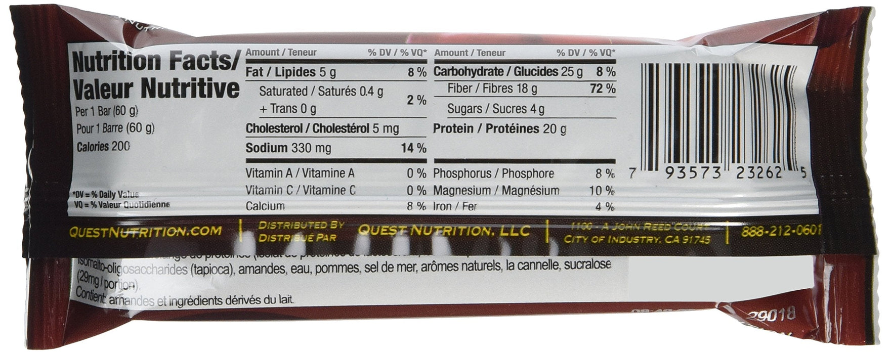 Quest Nutrition Protein Bar 12x60g