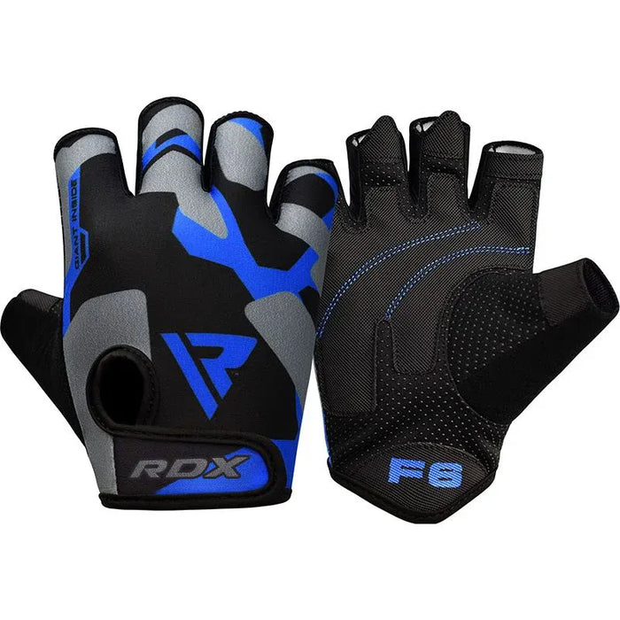 RDX Gym Gloves Sumblimation F6 Blue