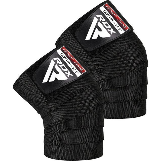 RDX Gym Knee Wraps K1 Black