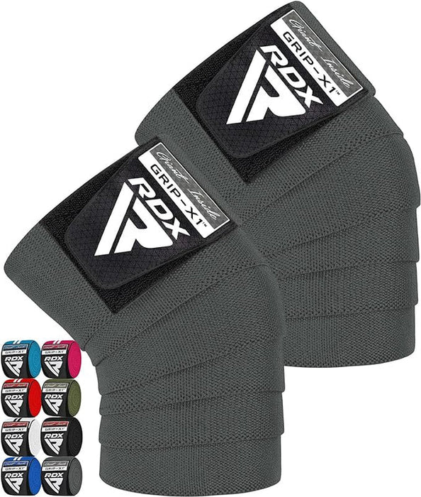 RDX Gym Knee Wraps K1 Grey