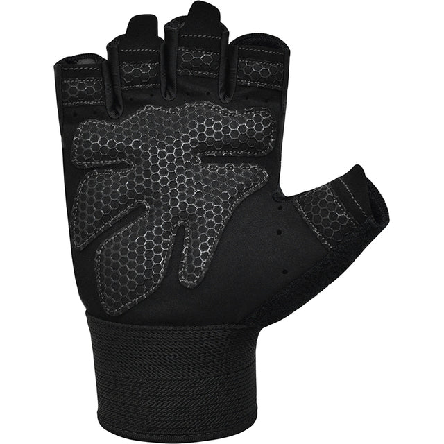 RDX Gym Weight Lifting Gloves W1 Half Grey