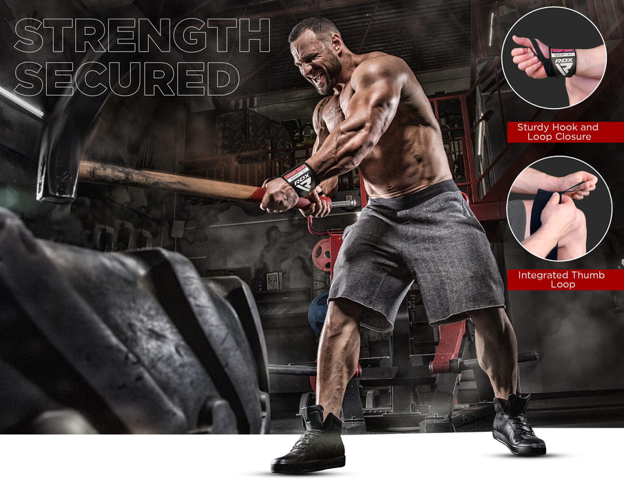 RDX Gym Wrist Wrap Pro Black