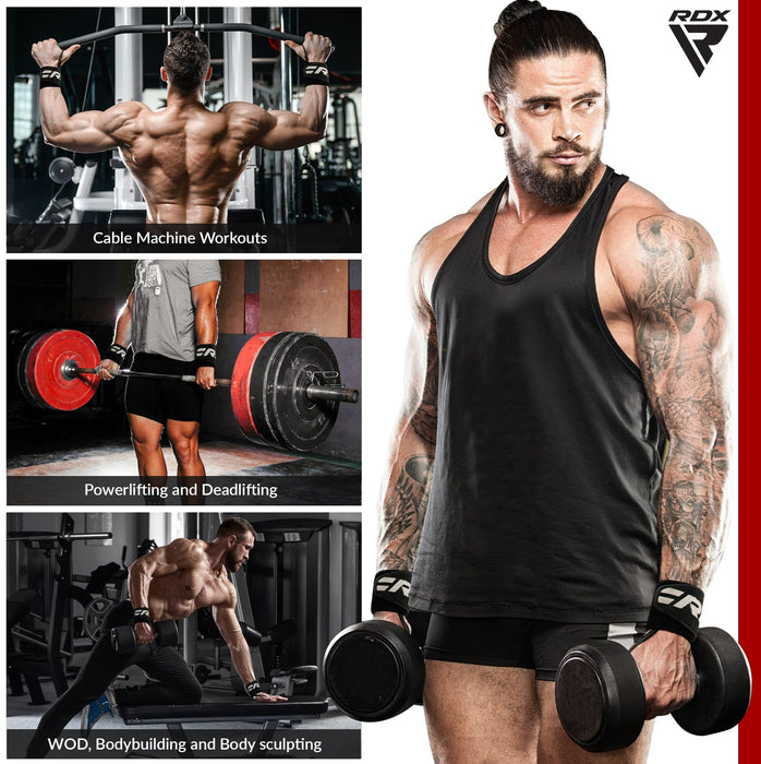 RDX Gym Wrist Wrap Pro Black