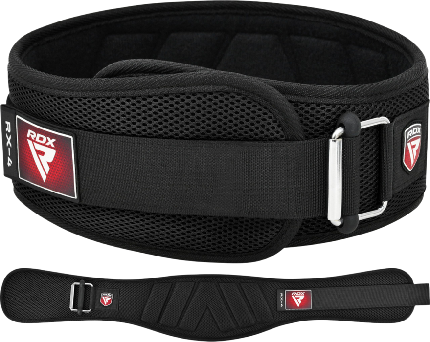 RDX Weight Lifting Belt Eva Curve Rx4 Black