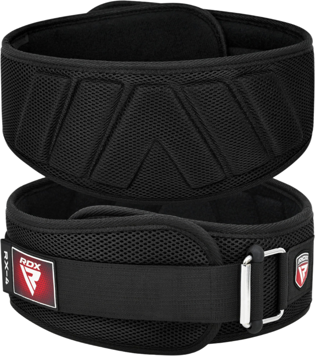 RDX Weight Lifting Belt Eva Curve Rx4 Black