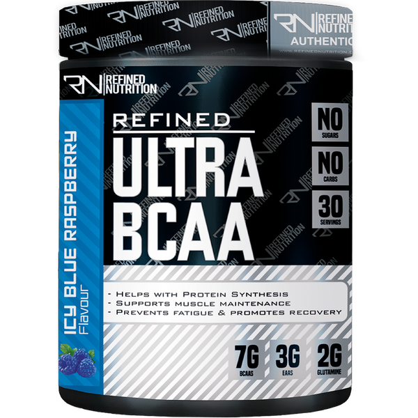 Refined Nutrition Ultra BCAA 450g - Icy Blue Raspberry - BCAAs at MySupplementShop by REFINED NUTRITION