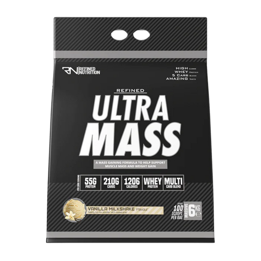 Refined Nutrition  Ultra Mass 6kg - Vanilla Milkshake - Sports Nutrition at MySupplementShop by Refined Nutrition