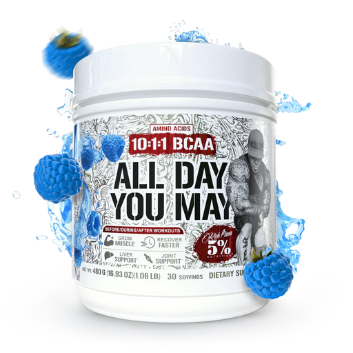 Rich Piana 5% Nutrition All Day You May Legendary Series 465g / Blue Raspberry Amino Acids Powder