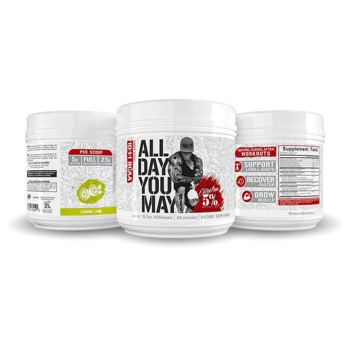 Rich Piana 5% Nutrition All Day You May Legendary Series