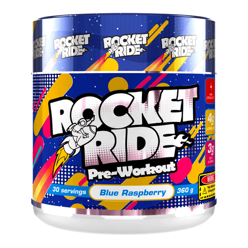 RocketRide 360g Blue Raspberry - Sports Nutrition at MySupplementShop by RocketRide