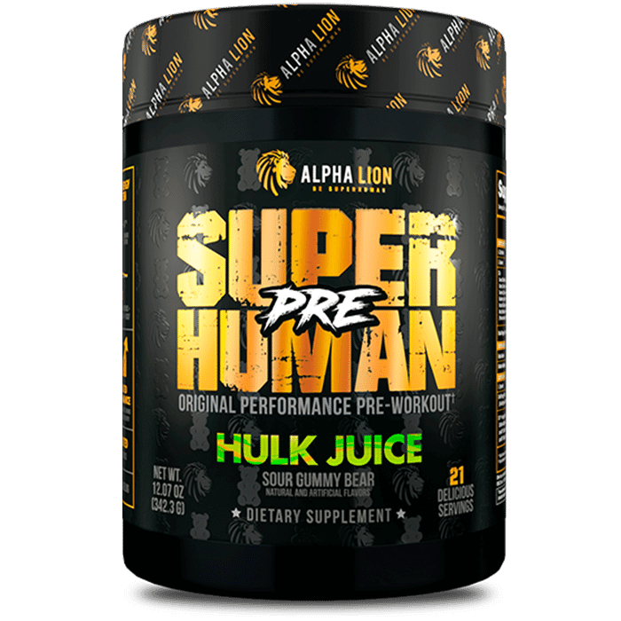Alpha Lion SUPERHUMAN® PRE 342.3g: Elevate Your Workouts | The Gold Standard of Pre-Workouts