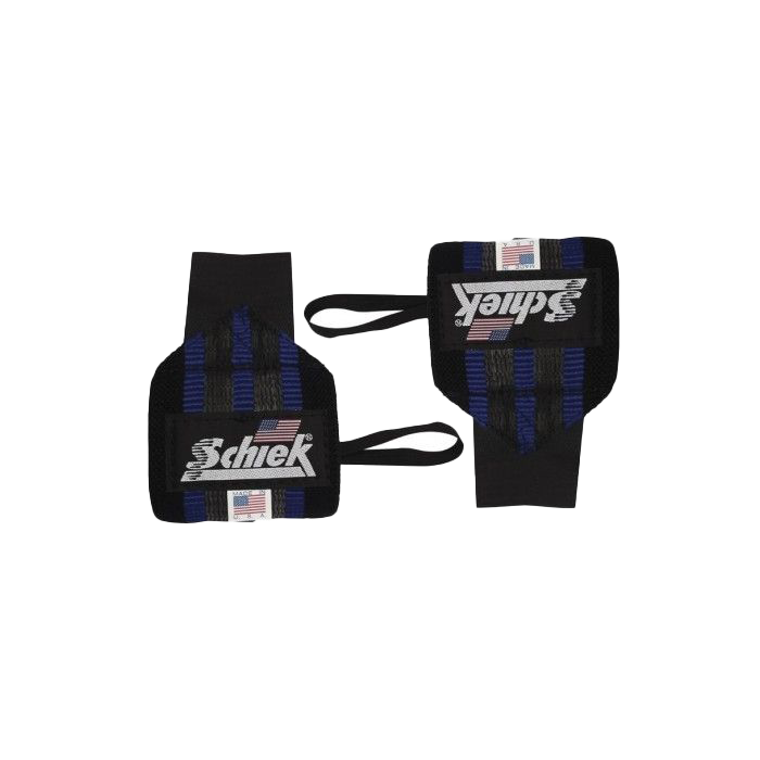 Schiek 1118 Wrist Wraps - Blue - 18&quot;