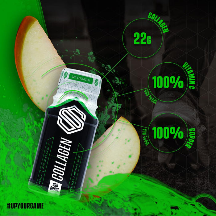 Soccer Supplement Collagen Shot 12x60ml Apple - Sports Supplements at MySupplementShop by Soccer Supplement