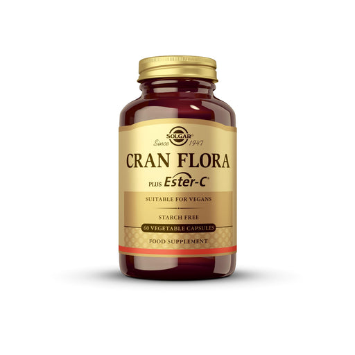 Solgar Cran Flora Cranberry with L. Acidophilus Plus Ester-C 60 Veg. caps