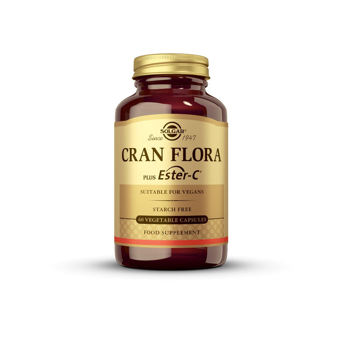 Solgar Cran Flora Cranberry with L. Acidophilus Plus Ester-C 60 Veg. caps