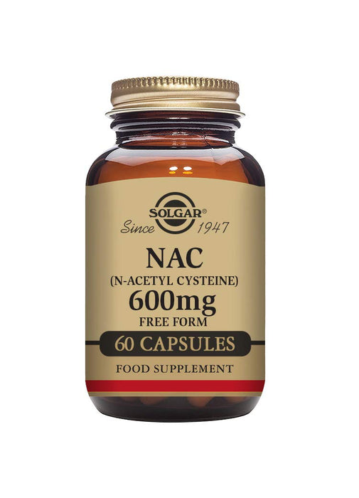 Solgar NAC N-AcetylCysteine600mg 60Cap