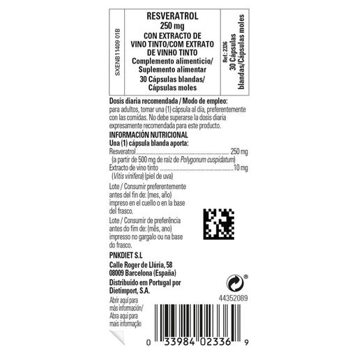 Solgar Resveratrol 250 mg 30 Softgels