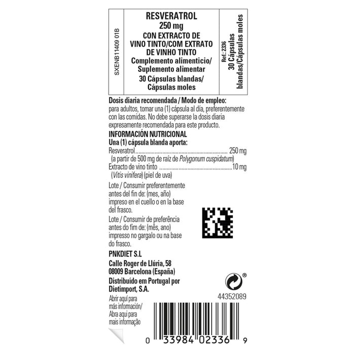 Solgar Resveratrol 250 mg 30 Softgels