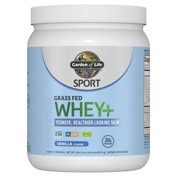 Sport Grass Fed Whey+ Skin, Vanilla - 457g