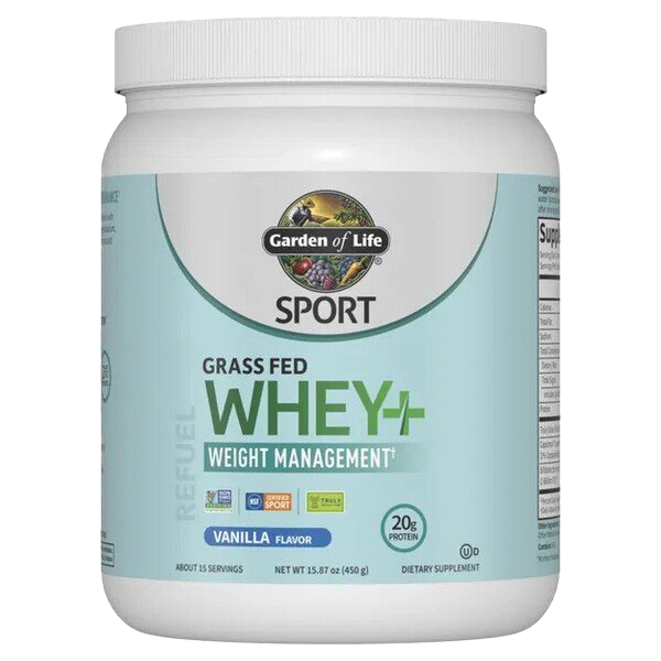 Sport Grass Fed Whey+ Weight Management, Vanilla - 450g