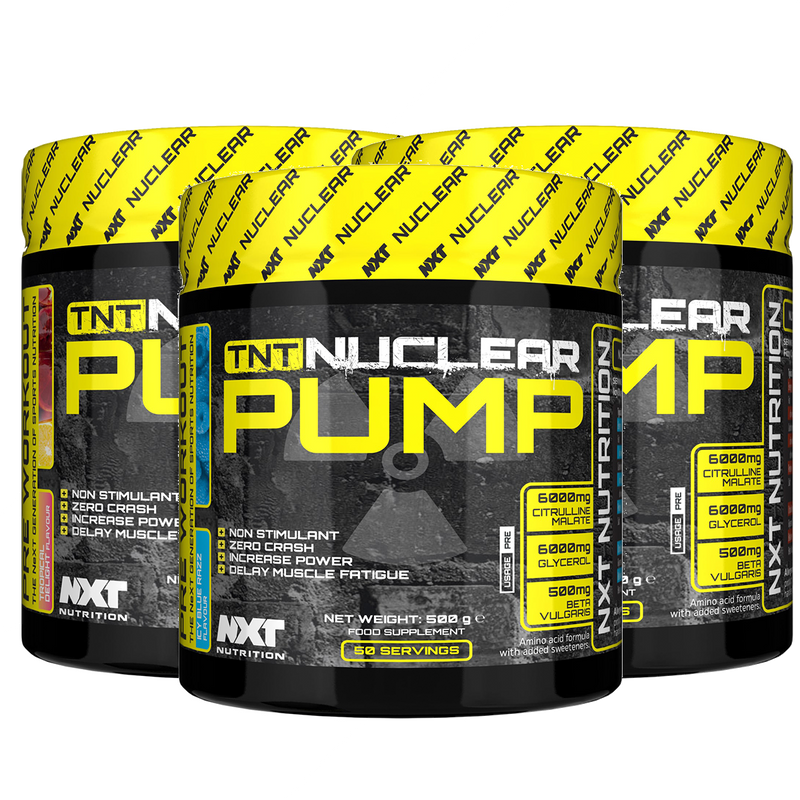 NXT Nutrition TNT Nuclear PUMP (Stim FREE) 500g - Pre-Workout Supplement at MySupplementShop by Nxt Nutrition