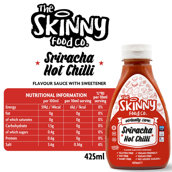 The Skinny Food Co Zero Calorie Sauce 425ml