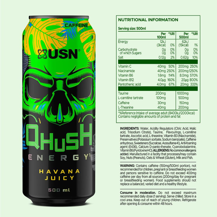 USN QHUSH 24x500ml