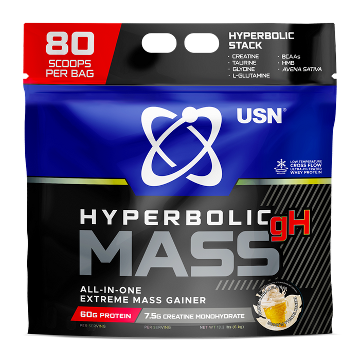 USN Hyperbolic Mass 6kg High Calorie Mass Gainer