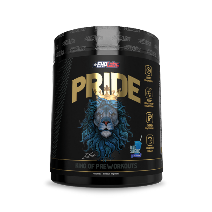 EHP Labs Pride Preworkout 40 Servings Unleash Your Ultimate Performance - Blue Slushie - Pre Workout at MySupplementShop by EHP LABS