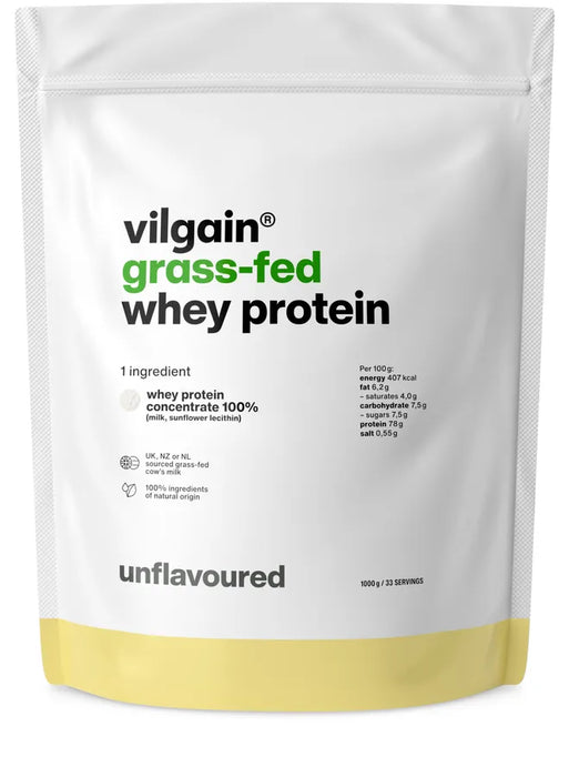 Vilgain Grass-fed Whey Protein 30g