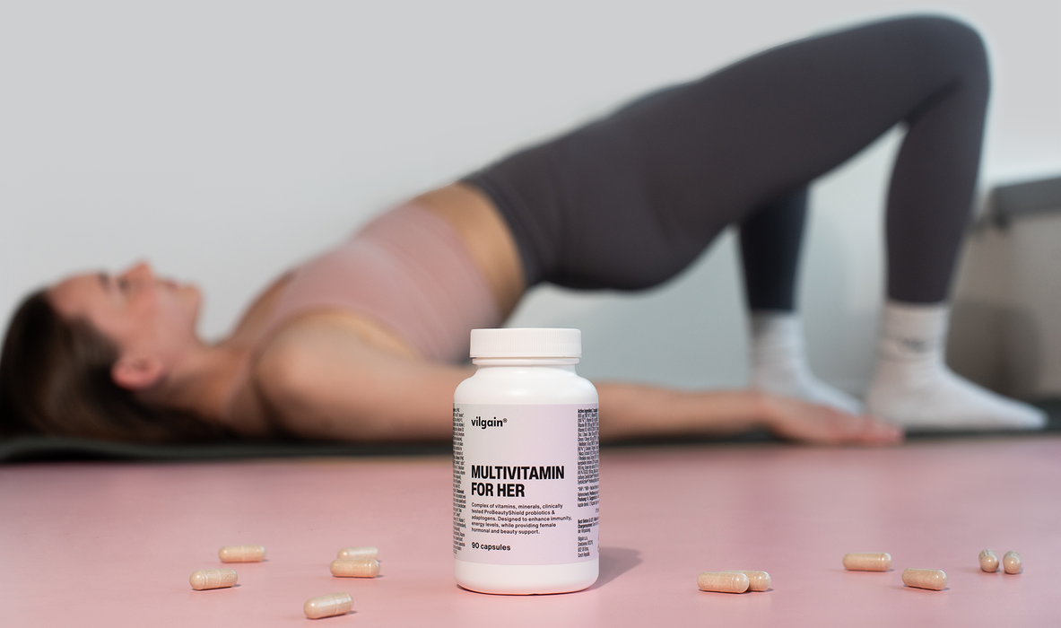 Vilgain Multivitamin for Women 90 Caps – Complete Daily Support for Health, Hormones & Skin