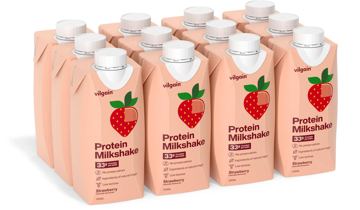 Vilgain Protein Milkshake 12x330ml