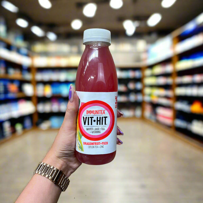 Vit-Hit 12 x 500ml – Low-Calorie Vitamin Drink with Functional Teas
