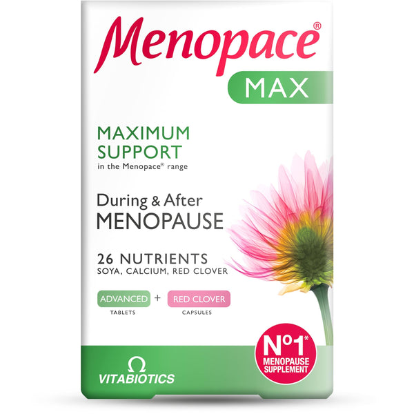 Vitabiotics Menopace Max Calcium & Red Clover 84 Tablets - Women at MySupplementShop by Vitabiotics