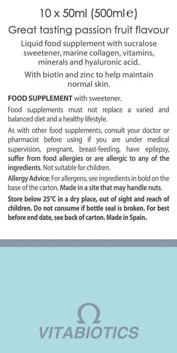 Vitabiotics Perfectil Platinum Collagen 7000mg Skin Advanced Beauty Drinks 50ml x 10 - Women at MySupplementShop by Vitabiotics