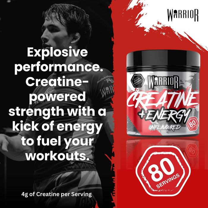 Warrior Creatine + Energy 360g
