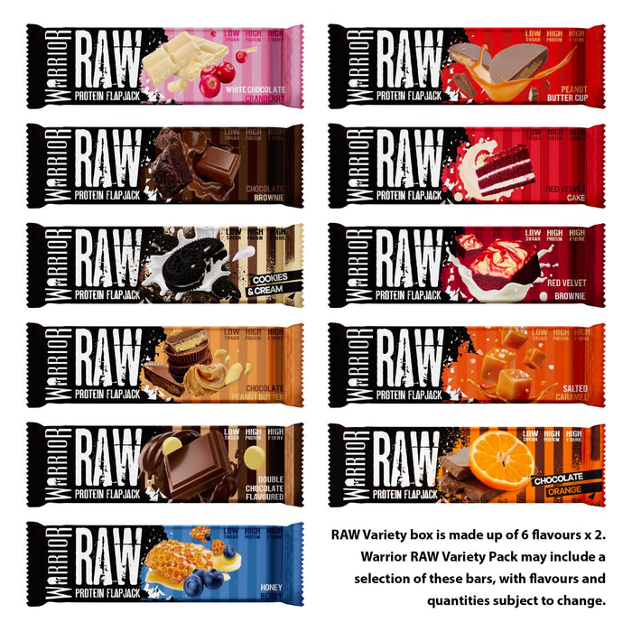 Warrior Raw Protein Flapjack 12 bars